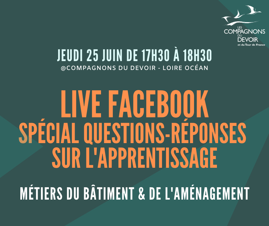 live facebook compagnons du devoir